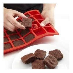 stampo 24pz. silicone mini brownies