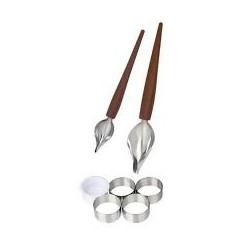 set decorazione 7 pz. patissier