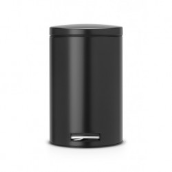 Pattumiera Pedal Bin Silent 12L Nero Opaco 478109