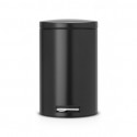 Pattumiera Pedal Bin Silent 12L Nero Opaco 478109