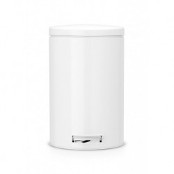 Pattumiera Pedal Bin Silent 12L Bianco 478024