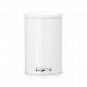 Pattumiera Pedal Bin Silent 12L Bianco 478024