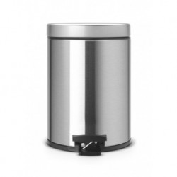 Pattumiera Pedal Bin Classic 5L, anti-impronte Inox Satinato FPP 369544